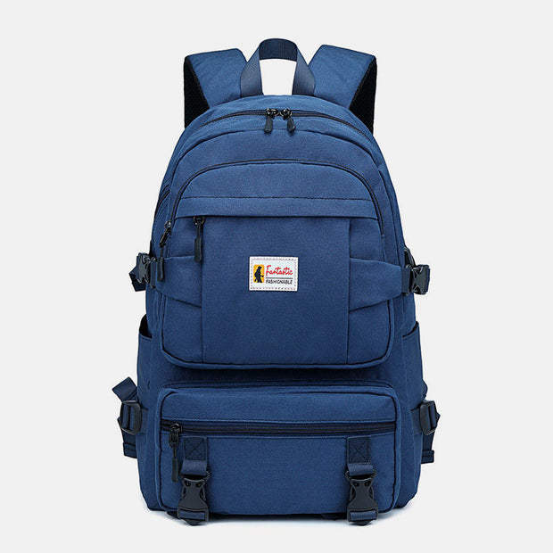 Multi-Pocket School Laptop Backpack With USB Charging Port