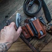 Limited Stock: Unique Quality Leather Belt Loop Waist Multitool Sheath
