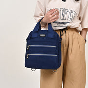 Multiple Use Backpack For Women Waterproof Nylon Portable Shoulder Purse