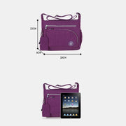 Nylon Crossbody Bag for Women Waterproof Shoulder Purse with Small Wallet
