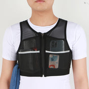 Women Men Vest Bag For Outdoor Sports Polyester Backpack