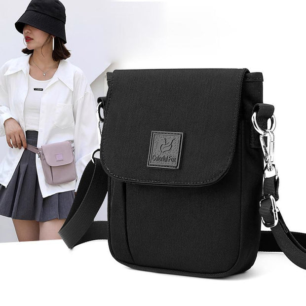Waterproof Nylon Crossbody Bags Phone Bags with Adjustable Straps