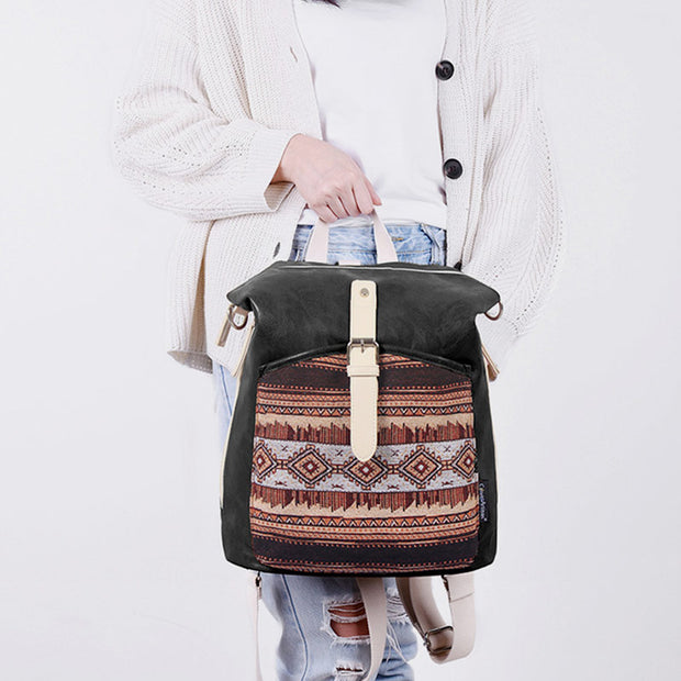 3 Way-Use Large Capacity Vintage Soft Leather Backpack