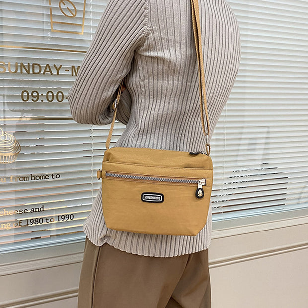 Slim Crossbody Bag For Women Minimalist Waterproof Nylon Shoulder Bag