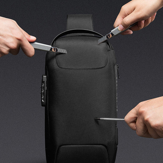 Anti-theft Waterproof USB Charging Sling Bag