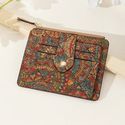 Vintage Bohemian Small Wallet Eco-Friendly Ultra Thin Card Bag