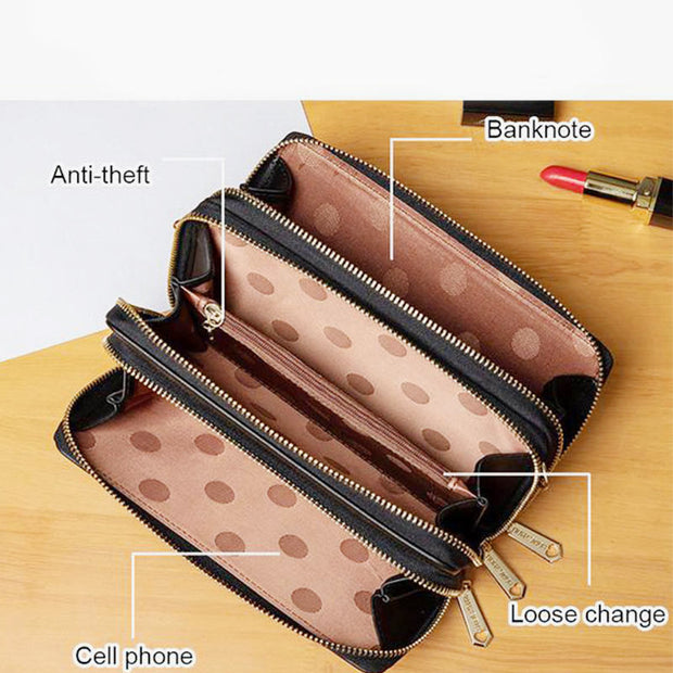 Large Capacity CellPhone Purse With Card Slots