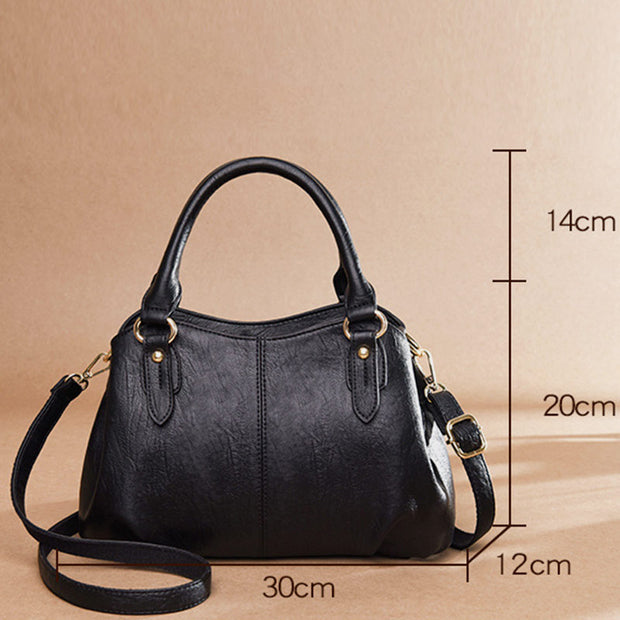 Large Capacity Vintage Elegant Handbag Crossbody Bag