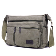 Crossbody Bag For Men Vintage Outdoor Canvas Business Shoulder Bag