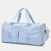 Travel Duffel Bag Sports Gym Shoulder Bag with Wet Pocket Shoes Compartment