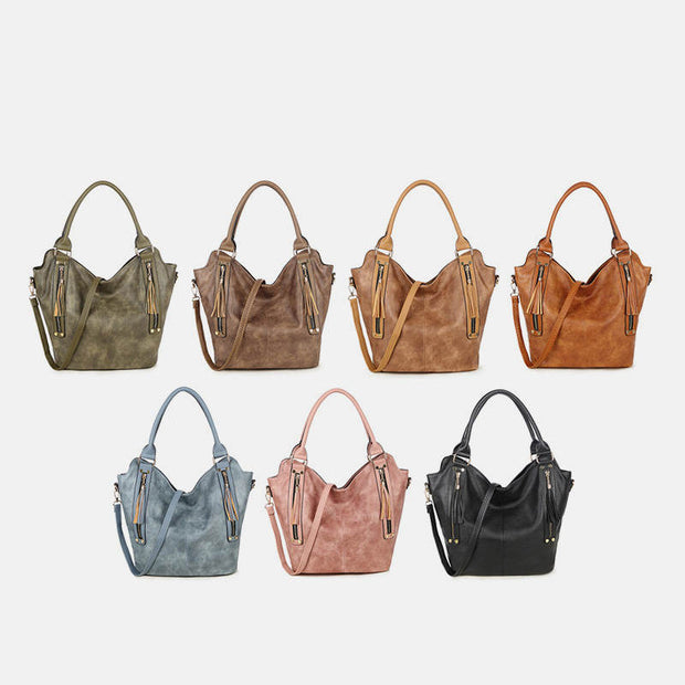 Limited Stock: Multi-Carry Large Tassel Elegant Tote Bag