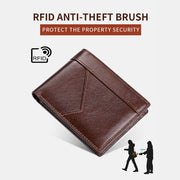 RFID Multi-Slot Soft Retro Wallet