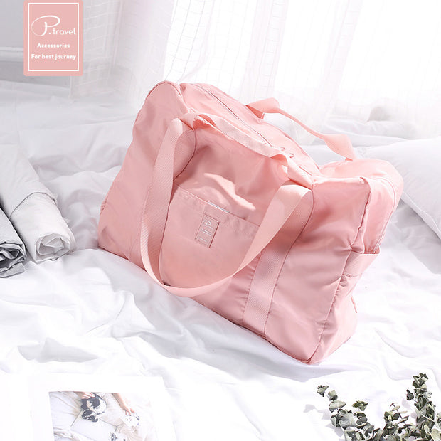 Foldable Lightweight Large Duffel Bag Travel Sports Storage Handbag Shoulder Bag