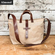 Vintage Large Capacity Canvas Top-Handle Satchel Handbag Crossbody Shoulder Bag