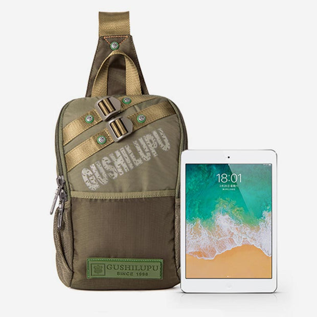 Lightweight Large Crossbody Chest Bag Daypack Sling Bag for Travel Hiking