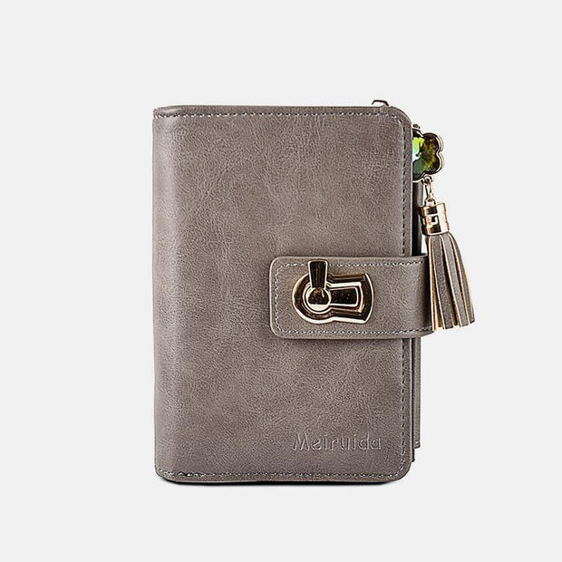 Large Capacity Trifold Mini Wallet