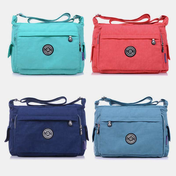 Crossbody Bag Small Purse for Women Nylon Shoulder Bag with Multi-pocket