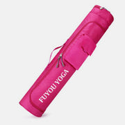 Waterproof Full Zip Yoga Mat Bag Carrier with Adjustable Strap Storage Pocket