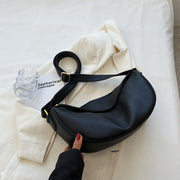 Crossbody Bag for Women Simple Casual PU Leather Hobo Bag