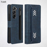Samsung Fold Series Phone Case Magnetic Stand Foldable Card Case