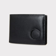 Wallet For Men Genuine Leather Airtag Locator Tracker RFID Anti-theft Wallet