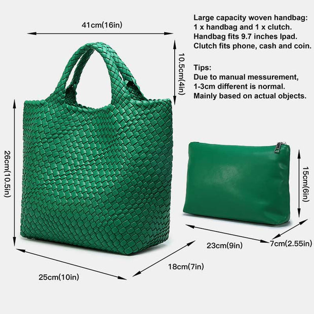 Handbag for Women Large Summer Beach Artificial Leather Tote Bag
