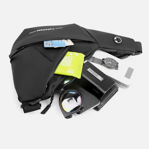 Unisex Lightweight Sling Bag Portable Travel Casual Crossbody Bag