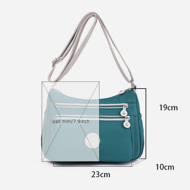 Oxford Crossbody Bag For Women Bright Color Lightweight Shoulder Bag