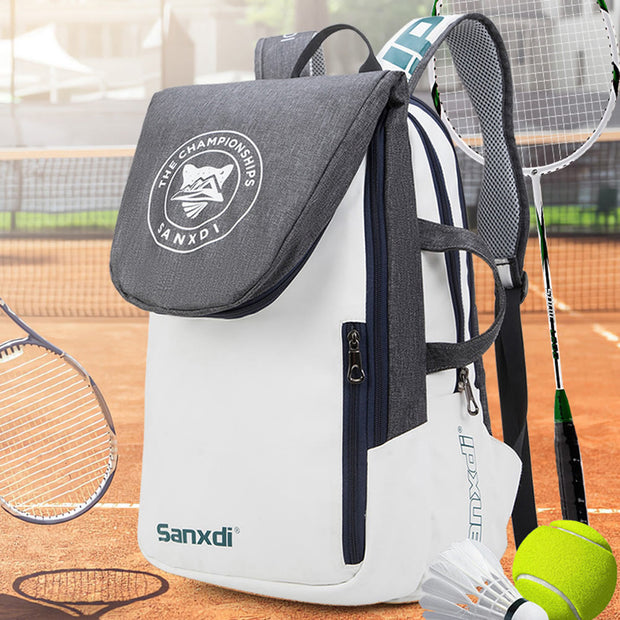 Tennis Racket Bag For Teens Waterproof Multi Functional Folding Backpack