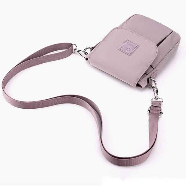 Waterproof Nylon Crossbody Bags Phone Bags with Adjustable Straps
