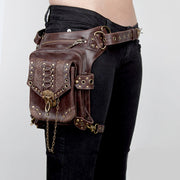 Punk Shoulder Armpit Bag Rivet Chain Crossbody Bag For Women