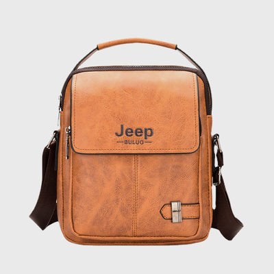 Retro Messenger Bag For Men Business Commute Leisure Crossbody Bag