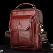 Large Capacity Genuine Leather Crossbody Bag