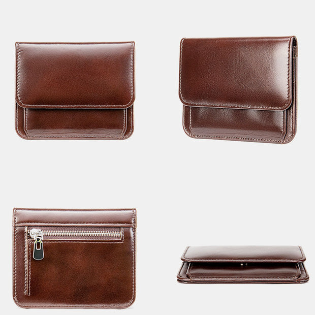Retro Genuine Leather Business Luxury Wallet