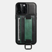 Phone Case With Wrist Strap Protective Pu Leather Case