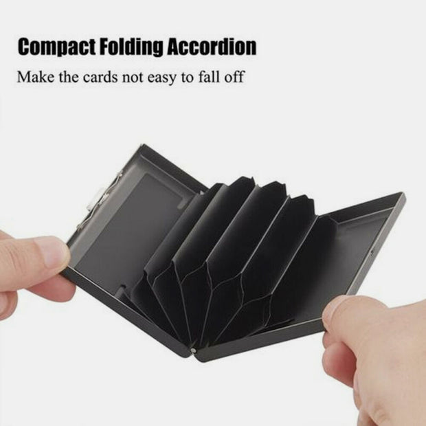RFID Stainless Steel Slim Credit Card Holder