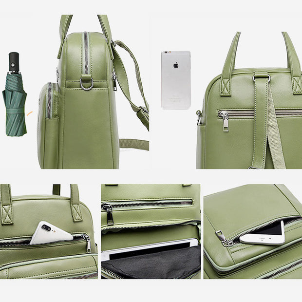 4 Way-use Classic Multi-pocket  Anti-theft Multifunctional Crossbody Bag