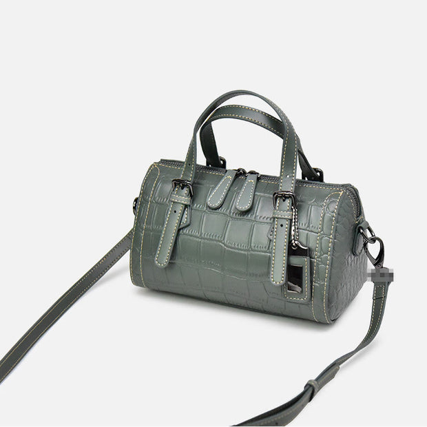 Crocodile Print Leather Handbag Business Commutor Women Crossbody Bag