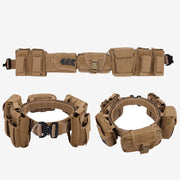 Tactical Belt For Outdoor Patrol Multifunctional Detachable Nylon Waist Bag