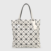 Geometric Diamond Shoulder Bag Minimalist Solid Color Women Handbag