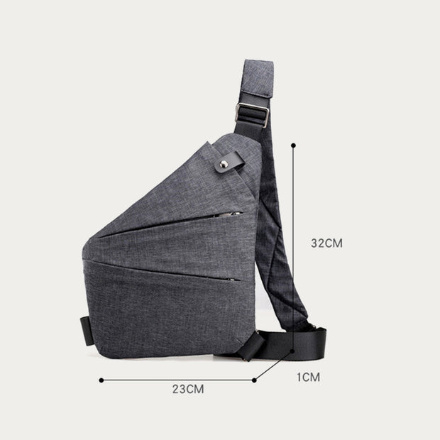 Anti-Theft Waterproof Sling Bag Chest Bag Bicycle Sport