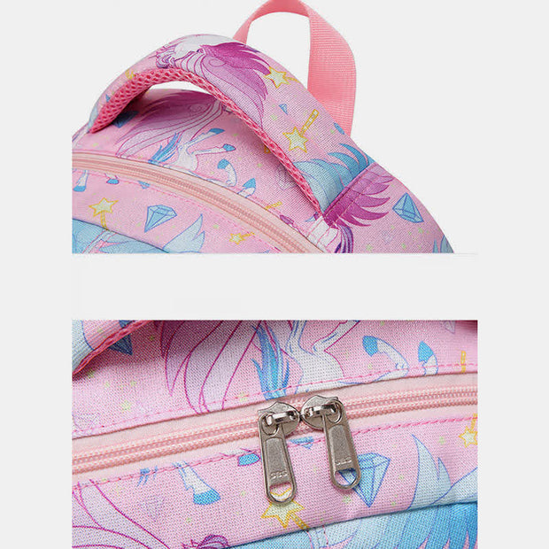 Unicorn Schoolbag Set for Girls Backpack Bookbag Lunch Bag Pencil Case