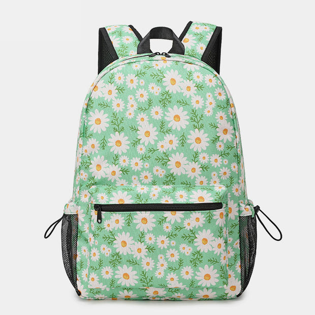 Fit 16 Inch Laptop Backpack for Women Girls Flower Travel College School Bookbag