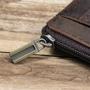 Multifunctional Wallet With Chain Protect For Men Leather Card Bag