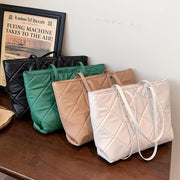Large Capacity Elegant Rhomboid Tote Bag