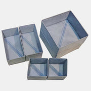 Storage Bag For Home Non-Woven Six-Piece Set Folding Clothes Organizer Box