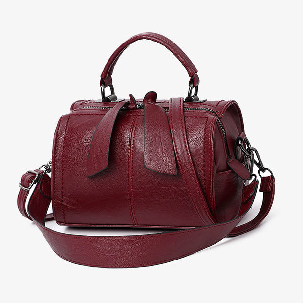 Minimalist Top Handbag For Lady Elegant Bowknot Design Crossbody Bag