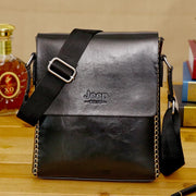 Messenger Bag for Men Lightweight Business PU Leather Briefcase