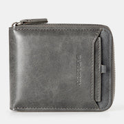 Anti-theft Large Capacity Removable Card Slot Classic Short Wallet
