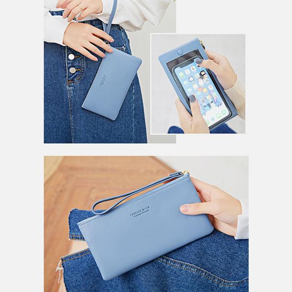 Touch Screen Large Capacity Mobile Phone Bag Wallet